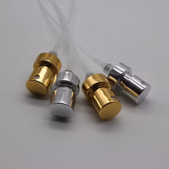 Basic Customization 20/400 Perfume Atomizer Aluminum Crimp Pump Sprayer Fine Mist Sprays Pump with Collar