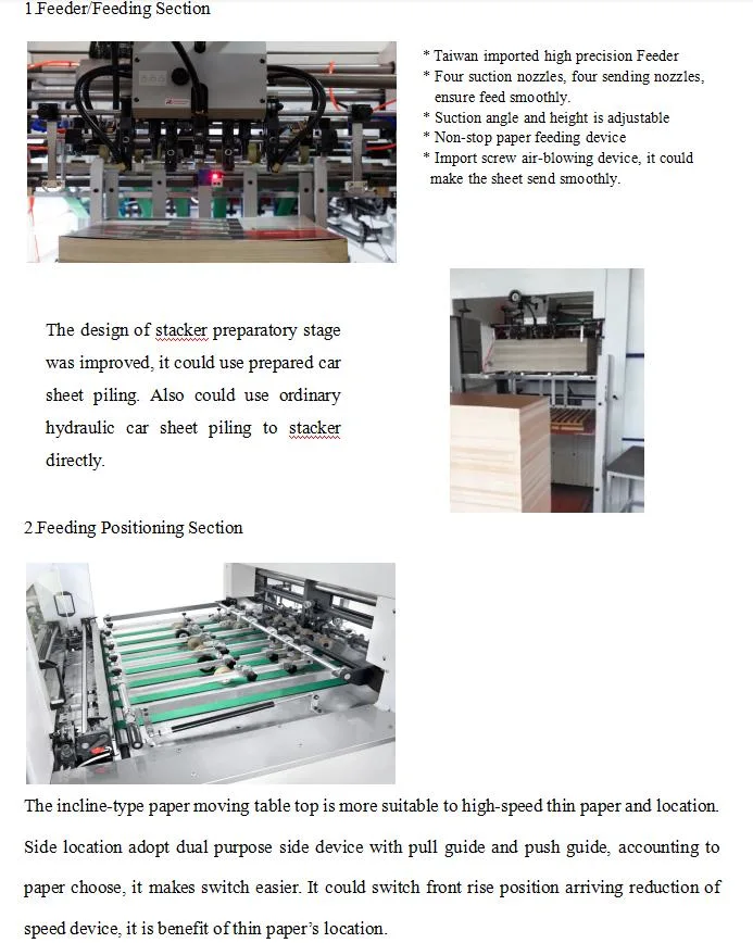 Automatic Wide Format Flatbed Cardboard Paper Usage Die Press Cutting Cutter Box Carton Die-Cutting Machine with Kiss Creasing Stripping