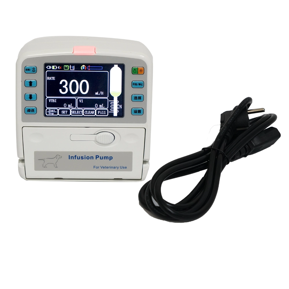 3.5 Inch Portable Touch Screen Hospital Medical Equipment Injection Veterinary Infusion Pump with Heating Function