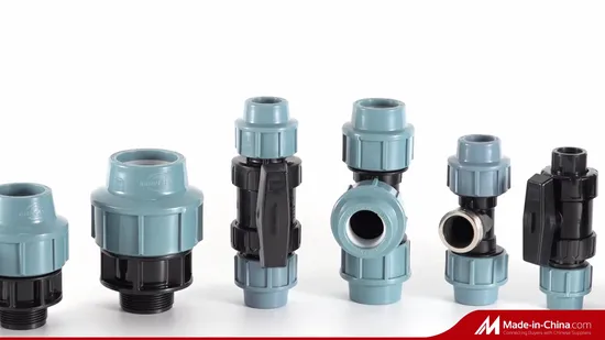Irriplast Factory Manufacture High Quality HDPE Plastic Pipe Fitting Pn16 Coupling
